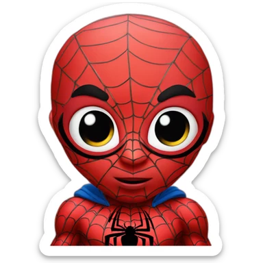 Spider-Man baby sticker