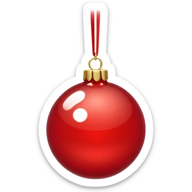 festive ornament  sticker