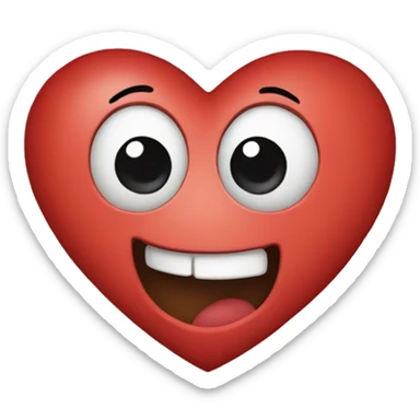 Heart sticker