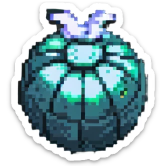low poly bomb power up item sticker