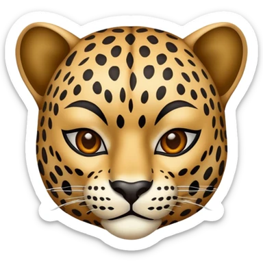 leopards ate my face sticker