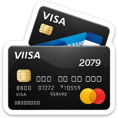 create a black bank card, which called Monobank, visa minalism 3d style sticker