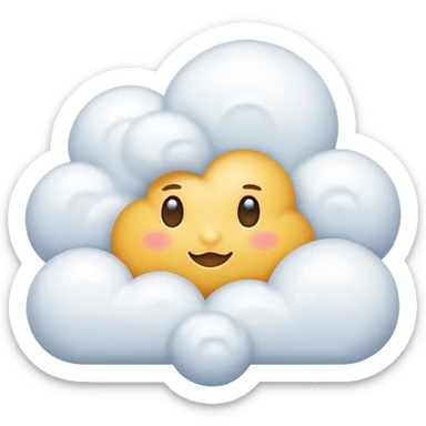 cloud nine  sticker