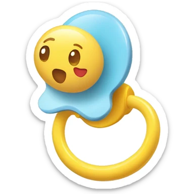 pacifier for babies sticker