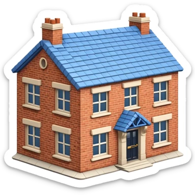 Typical English House sticker