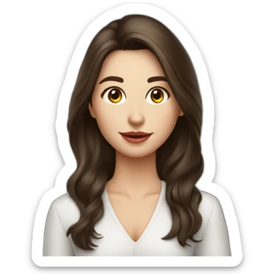 Olga Mayornikova brunette photographer sticker