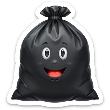 garbage bag sticker
