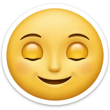 emoji with one side sleeping and one side awake, no text sticker