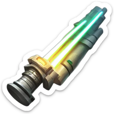 Lightsaber cutting chessboard sticker