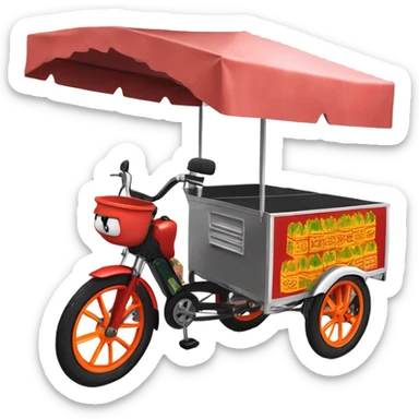 triciclo de tamales sticker