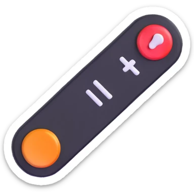 Shiny clicker button with cursor for Roblox game sticker