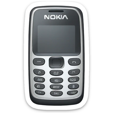 Nokia flip phone  sticker
