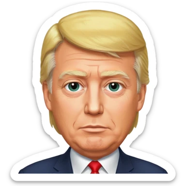 Donald Trump and Jeffrey Epstein sticker