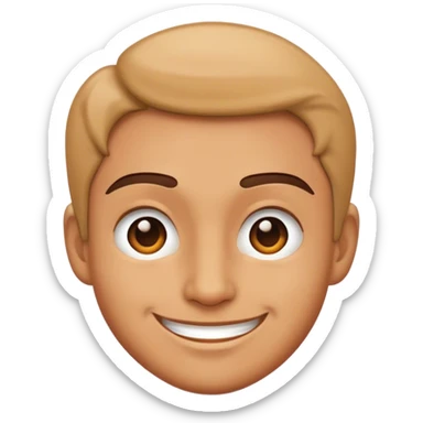 smirking face  sticker