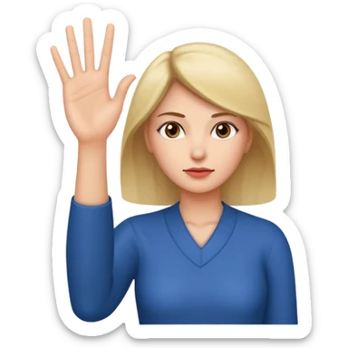 Uno diciendo ella jura sticker