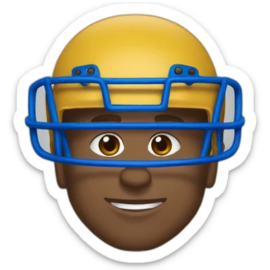 UCLA football fan sticker