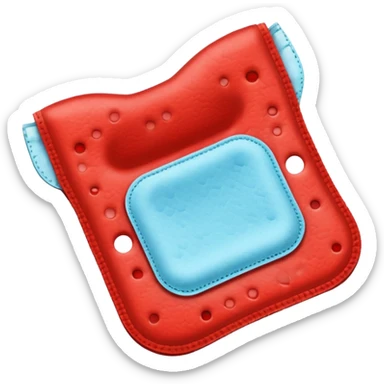 Menstrual blood on pad  sticker