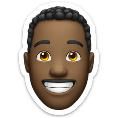 techno music smile sticker