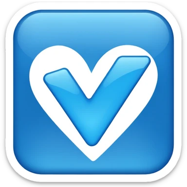 Create a blue checkmark for the nickname, do 1 in 1 as in tiktok sticker