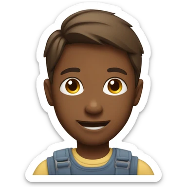 young happy father holding his infant sticker