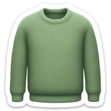 Sage green sweater  sticker