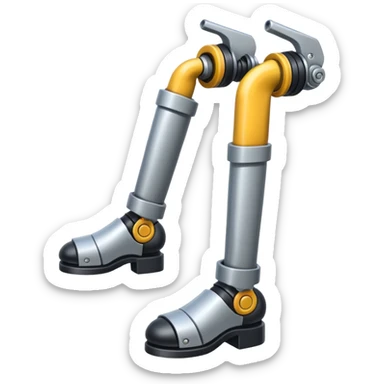 Mechanical leg sticker