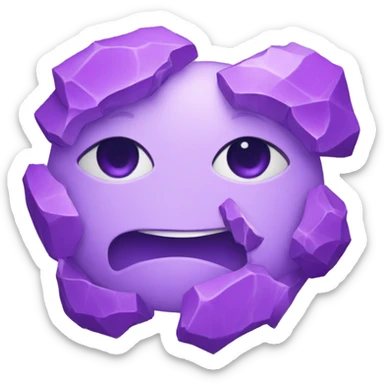 violet fragments sticker