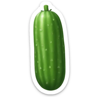 Cucumber sticker