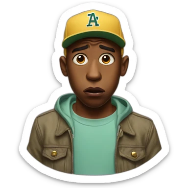 annoyed tyler the creator sticker