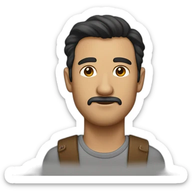 Hombre flaco sticker