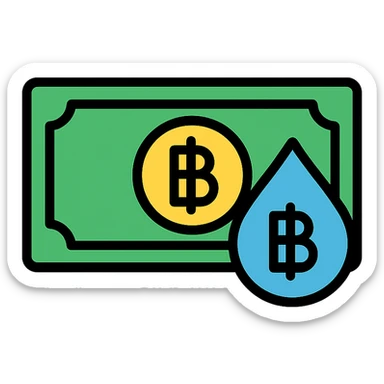 Bath Cash sticker