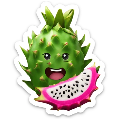 Dragon fruits sticker