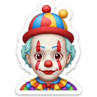 Palhaço triste sticker