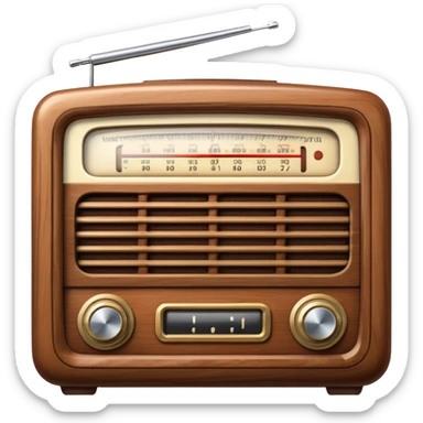 Radio sticker