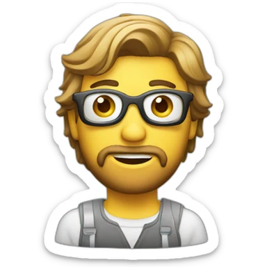 Photographe renting à camera sticker