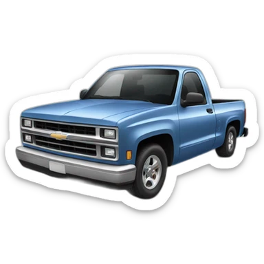 pickup truck  chevrolet sticker