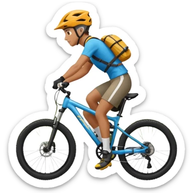 montaña ciclismo sticker