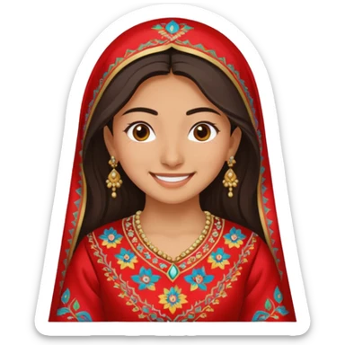 Azerbaijanian girl is crashing out  sticker