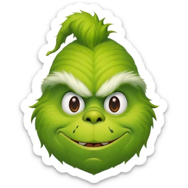 Grinch sticker