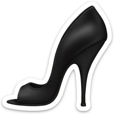 Black heels sticker