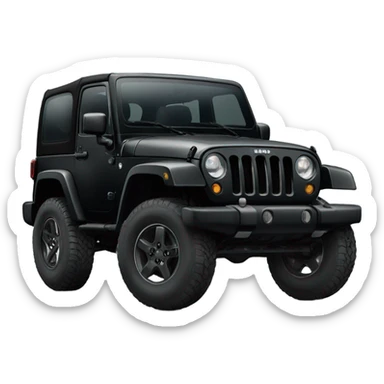 black jeep wrangler sticker