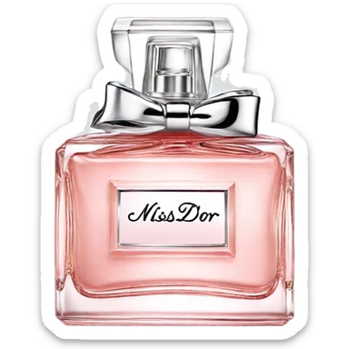 Miss dior perfume sticker