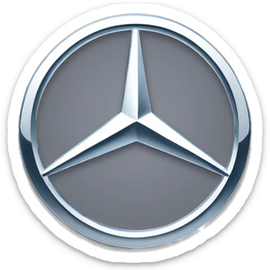 Mercedes-Benz logo sticker