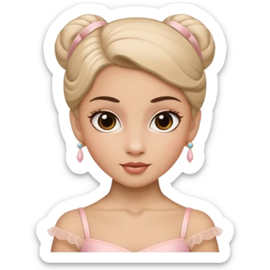 ballerina capuccina memoji sticker for whatsapp sticker