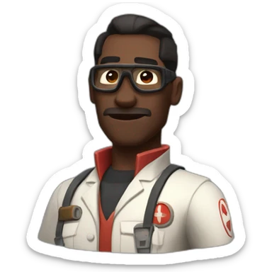 Team fortress 2 medic sticker