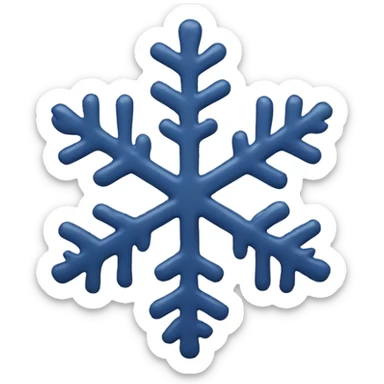 Snowflakes falling  sticker