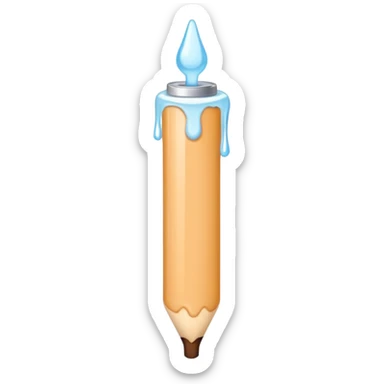 Veiny stick skin color with white liquid sticker