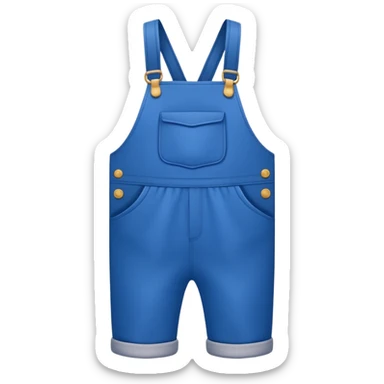 Maulwurf mit blauer Latzhose, lächelnd sticker