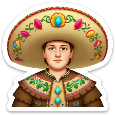 Traditional Costume Enthusiast sticker