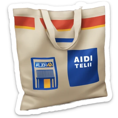Aldi bag sticker
